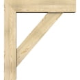thumbnail image 3 of Ekena Millwork 8"W x 36"D x 40"H Traditional Block Rough Sawn Bracket w/ Offset Brace, Douglas Fir, 3 of 25