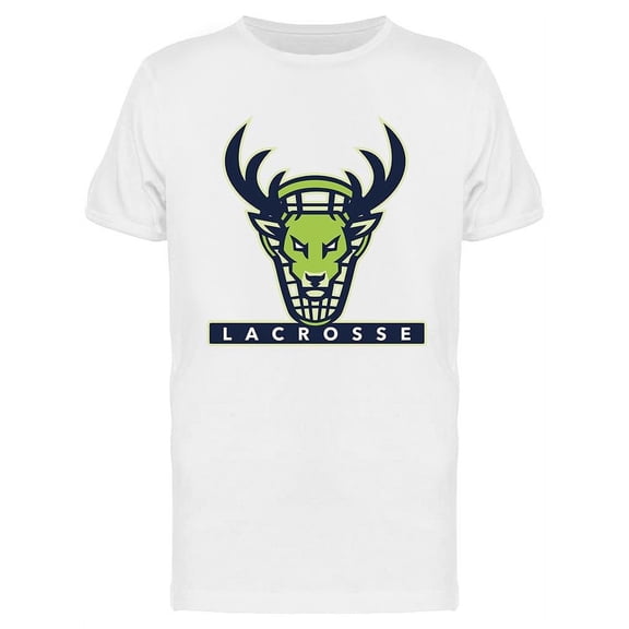 Deer Lacrosse Mascot T-Shirt Men -Image by Shutterstock, Male Large