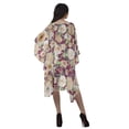 thumbnail image 5 of Moomaya Womens Georgette Short Beach Kaftan Beachwear Bikini Coverup Midi Dress, 5 of 6