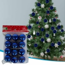 60 Pcs Christmas Bright Colored Ball,Xmas Electroplating Ball Gift Box Set,Christmas Tree Decoration Pendant,Christmas Ball Plated Ornaments Tree Collection for Wedding Decor