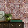 thumbnail image 4 of Persian Ikat Peel & Stick Wallpaper, 4 of 37