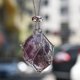 thumbnail image 4 of Natural Crystal Mesh Pocket Metal Necklace Woven Pendant Chain Mesh Pocket Pendant Rope, 4 of 4