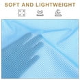 thumbnail image 3 of Uxcell 62inch Mesh Fabric Slightly Stretchy for Backpack Pocket and Straps, Netting Clothes, Netting Bags, Sky Blue 1 Yard, 3 of 5