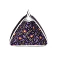 thumbnail image 3 of Lsque Lavender Flowers Printed Long Tissue Box Cover Holder, Facial Paper Organizer Dispenser,Triangle with Bottom Belt, PVC Leather Decorative Organizer, 3 of 9
