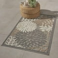 thumbnail image 3 of 3â€™ x 4â€™ Natural and Gray Indoor Outdoor Area Rug, 3 of 7