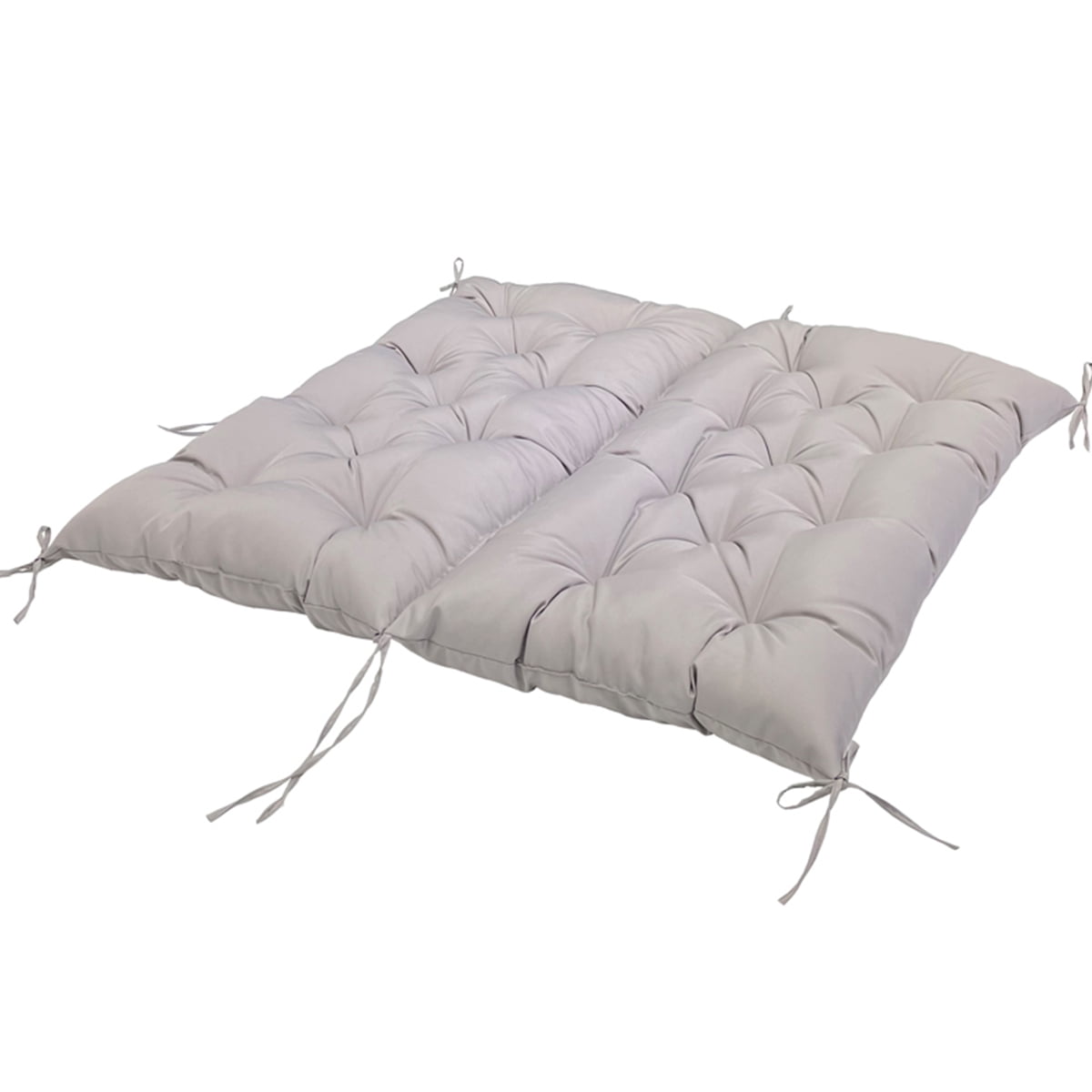 Outdoor Bench Cushion Inlife Swing Chair Cushion Waterproof Sun-Resistant with 8 Nonslip Ties, Light Gray 150cm*100cm