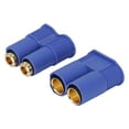 thumbnail image 1 of EC8 Male Female Plug,  Electrical Conductivity Safe Stable EC8 Battery Connector 8mm Gold Plated  for Drone, 1 of 7