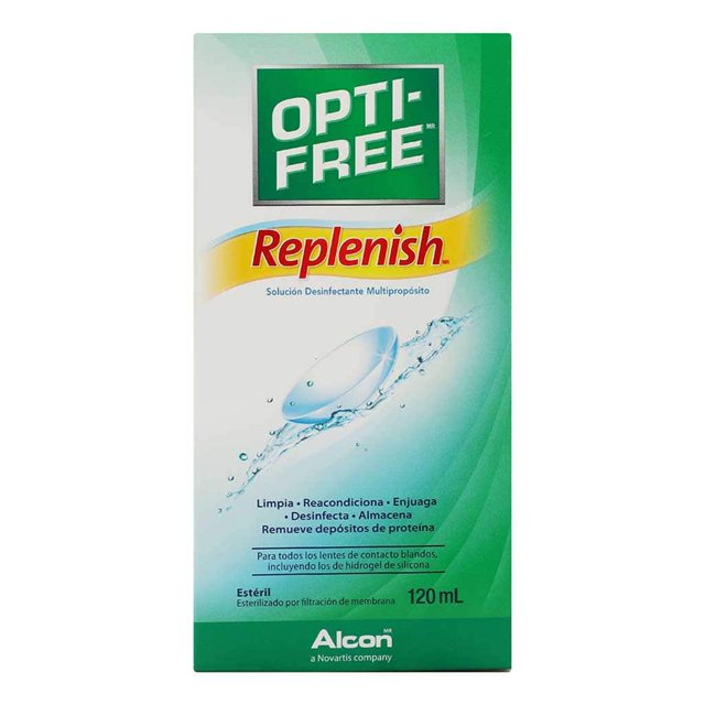 Solución desinfectante Opti-Free Replenish multipropósito 120 ml
