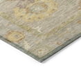 thumbnail image 3 of Addison Rugs Chantille Indoor/Outdoor Traditional Global Khaki Machine Washable Rectangle Rug, 9' x 12', 3 of 8