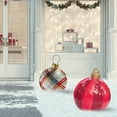 thumbnail image 4 of Outdoor Christmas Inflatable Decorated Ball, 24 Inch Giant Christmas PVC Inflatable Decorated Ball, Giant Merry Christmas Inflatable Ball, Christmas Tree Ornaments Decorations (F), 4 of 7