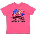 thumbnail image 3 of Inktastic My Favorite Veterans Are My Mom and Dad Youth T-Shirt, 3 of 5