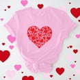 thumbnail image 1 of T-shirt Décontracté à Col Rond et Manches Courtes Imprimé Arbre de Noël pour Femmes, 1 of 1