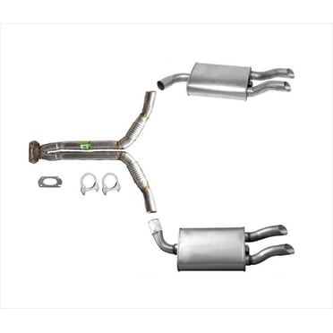 Premier Auto Exhaust Stainless Steel Resonator Muffler Kit For 2007-2011 Camry 2.4L/2.5L – Front Direct Fit