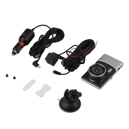 4 Inch 1080P Car Dual Lens Camera Dash DVR Motion Detector Vehicle Dashboard di gital Camcorder Video Data Recorder