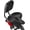 Black w/ Red, variant on Oversized Bike Seat with Adjustable Backrest, 13" × 11.8" Wide Padded Saddle for Bicycles, Tricycles & Exercise Bikes, Memory Foam & Shock-Absorbing, Waterproof PU, Fits 7/8" Seat Posts