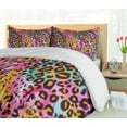 thumbnail image 4 of Ambesonne Leopard Print Duvet Cover Set, Mottled Camo, Calking, Multicolor, 4 of 5