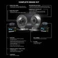 thumbnail image 3 of R1 Concepts Front Rear Brakes and Rotors Kit |Front Rear Brake Pads| Brake Rotors and Pads| Euro Ceramic Brake Pads and Rotors WGTN2-74012, 3 of 5