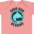 thumbnail image 4 of Inktastic Save Our Oceans with Dolphin Boys or Girls Baby Bodysuit, 4 of 5