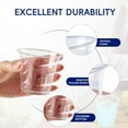 thumbnail image 4 of 300 Pack Clear Plastic Cups, 9 oz Crystal PET Party Classic Disposable Wine Cups for Wedding, Thanksgiving, Birthday, Halloween, Christmas, 4 of 4