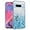 Blue, variant on for Google Pixel 8 Pro Case Clear Glitter Sparkle Aesthetic Google Pixel 8 Pro Phone Case Silicone Soft Flower Shockproof Anti-Scratch Cover Purple Slim (Silver-Blue)