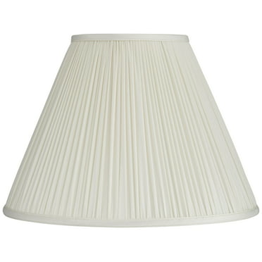 Bwood Vintage Empire Lamp Shade, Lamp Shades Pleated White