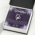 thumbnail image 4 of To My Daughter From Heaven From Dad Forever Necklace w Message Card, 4 of 8