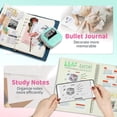 thumbnail image 3 of LAICAIW Bluetooth Thermal Mini Printer with 3 Rolls Thermal Paper-T02 Portable Mini Sticker Printer Machine for iPhone, Green Thermal Printer for Journal, Memo, Photo, 3 of 7