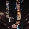 thumbnail image 4 of Misright 6Roll Bookshelf Theme Sticker Decorative PET Tape For Scrapbooking Notebook, 4 of 6