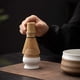 thumbnail image 3 of Soporte for batidor Matcha de cerámica (Chasen Tate), soporte for proteger y remodelar su batidor de bambú for la ceremonia del té, 3 of 7