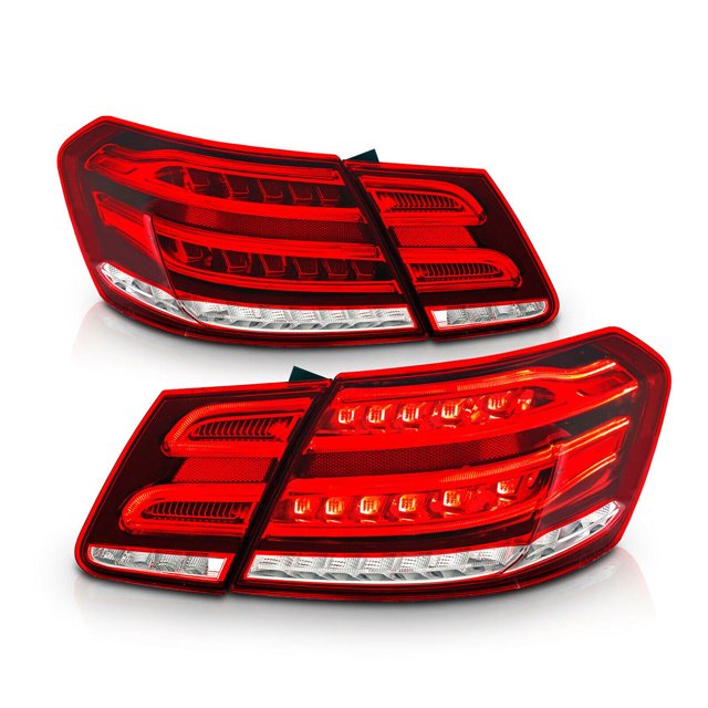 Anqidi Pair LED Tail Lights for 20102013 MercedesBenz W212 EClass E300 E250 E63 Sedan Red