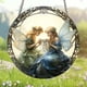 thumbnail image 4 of Adornos para ventana de acrílico XINYU con forma de hada Angel atrapasol de vidrio de colores, 4 of 7