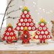 thumbnail image 4 of Wooden Christmas Tree Desktop Ornament DIY Mini Christmas Tree Decorations Window Display Ornament adornos navideños, 4 of 5
