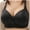 Black, variant on Push Up Bra for Women No Underwire Uplift Sculpting T-Shirt Bra Full Coverage Bra Hide Back Fat Smoothing Everyday Bra Gray 3XL