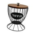 thumbnail image 5 of bedienty Coffee Pod Holder Container Reusable Versatile for Home with Counter lid Kitchen Cafe black, 5 of 5
