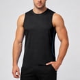 thumbnail image 2 of Zhanqunnn Mens Lightweight Sleeveless Performance Tee for Breathable Summer Training Tank Top for Running Workouts and Gym Fitness Mens Tops Loose Fit Mens Big and Tall T Shirts, Size M, 2 of 5