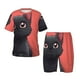 thumbnail image 1 of Fotbe Cute Black Kitten Cartoon Pijama Estampada de 2 Piezas para Niños – Ropa de Dormir de Manga Corta Cómoda para Niños y Niñas, Camiseta y Shorts de Algodón-Small, 1 of 6