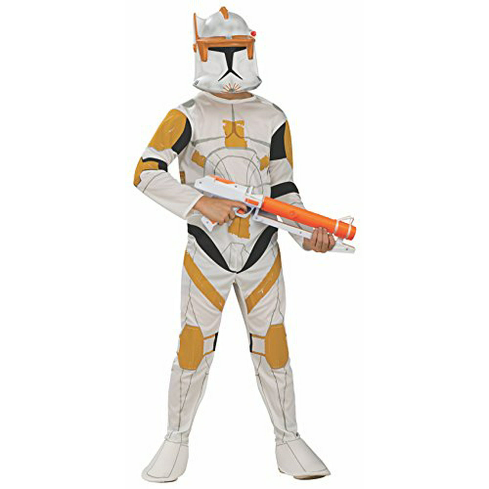 Rubies Star Wars clone Wars childs clone Trooper commander cody costume and Mask Small Walmart