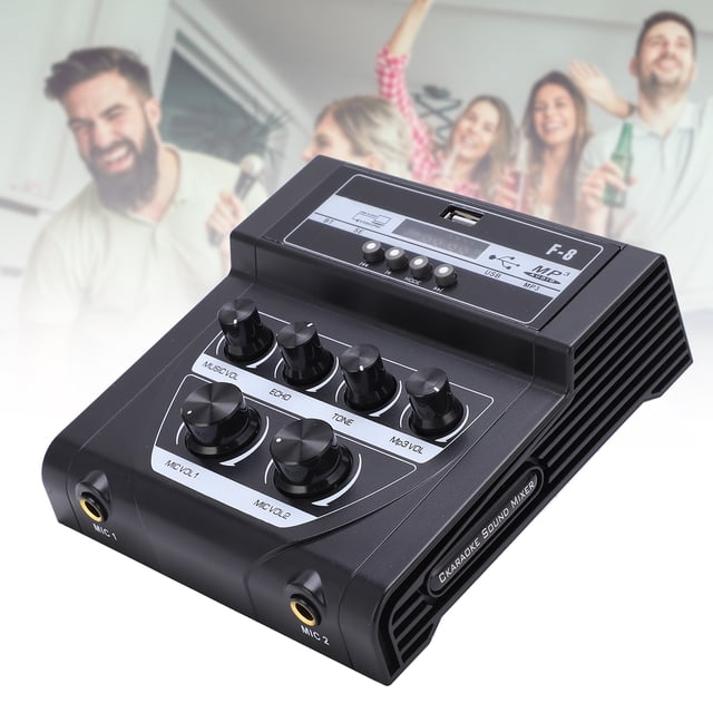 Audio Mixer, Controller Recording Professional Mixing Console for Home for KTV for Stage