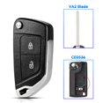 thumbnail image 1 of Modified Remote Car Key Shell Flip Case For Citroen C2 C3 C4 C5 Berlingo For Peugeot 207 307 308 407 607 Hu83 Va2, 1 of 1