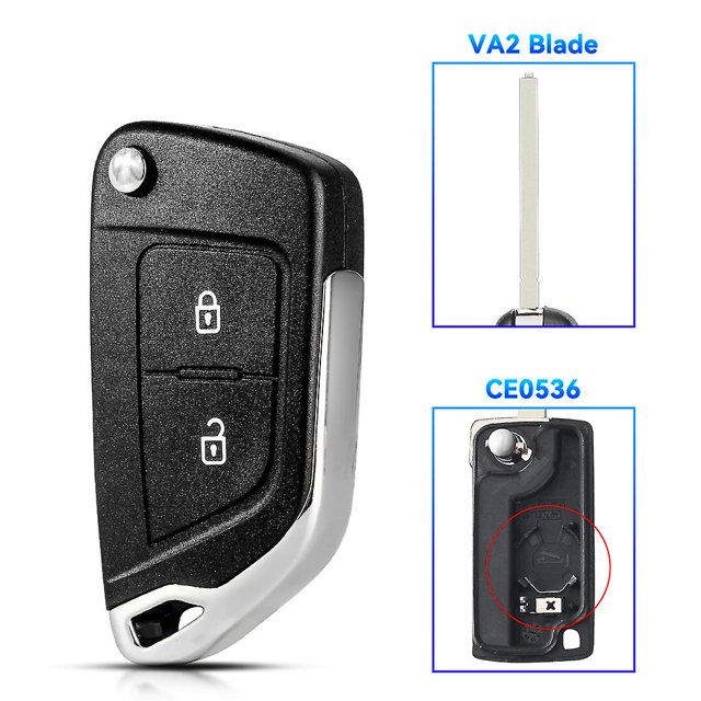 Modified Remote Car Key Shell Flip Case For Citroen C2 C3 C4 C5 Berlingo For Peugeot 207 307 308 407 607 Hu83 Va2