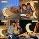 thumbnail image 4 of Lámpara de mesa de luna para niños, romántica luz de noche de luna con 3 modos de color, luz nocturna táctil regulable y recargable, lámpara LED de lado para dormitorio, guardería, apagado., 4 of 4