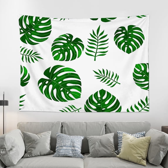 FHENF Tapestry Botanical Flowers Tapestry Waterproof Fabric for Wall