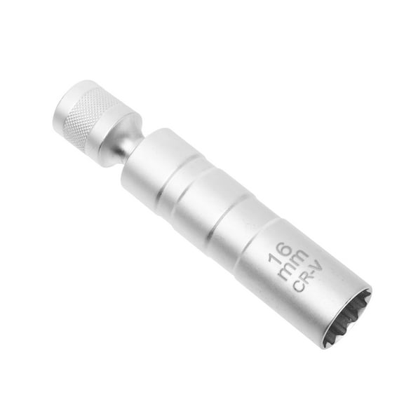 2 Pcs Ultra-thin Universal Remover Tool Spark Cleaner Plug Tester Silver