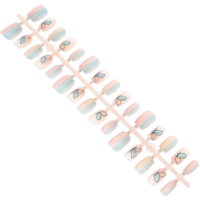 Nail Tips Full Cover Cat Eye Press On Nails Decorative Manicure Women Nail Art Decoration 1 Set