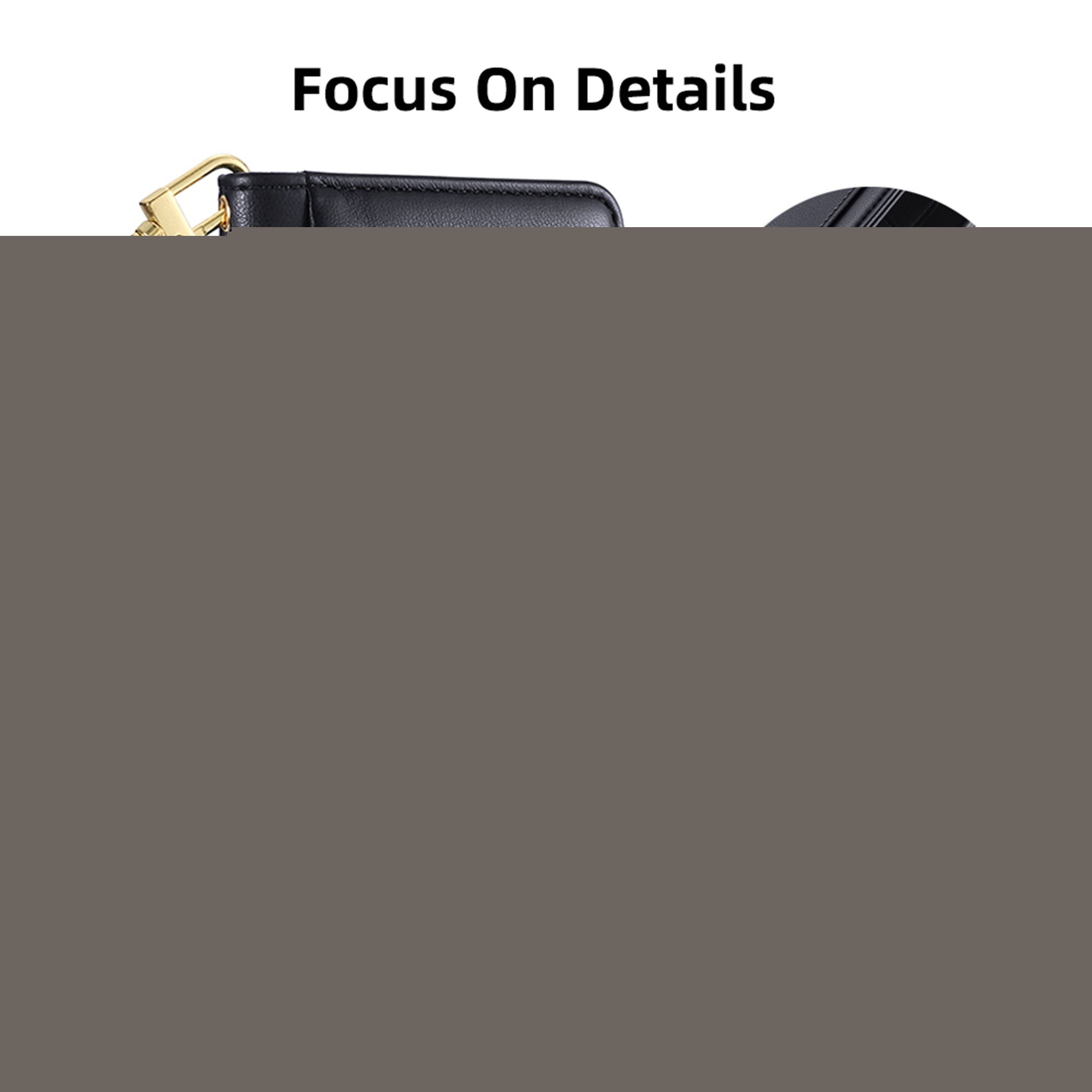 thumbnail image 2 of Dteck for Samsung Galaxy S25 Case Crossbody Wallet, Zipper Phone Case with 6 Credit Card Holder Wrist Strap Purse Leather Cover for Women Compatible with Samsung Galaxy S25, Black, 2 of 7