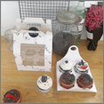 thumbnail image 4 of 10 cajas para cupcakes, 4 agujeros, caja portátil para cupcakes con ventana, inserción y Kuyhfg Bienvenido a Kuyhfg, 4 of 5