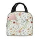 thumbnail image 1 of Easygdp Wildflower Watercolor Bolsa Térmica Premium - Tela Oxford Impermeable, Gran Capacidad, Bolsillo Frontal, Unisex para Trabajo, Escuela, Actividades al Aire Libre y Picnics, 1 of 8