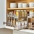 thumbnail image 3 of Rev-A-Shelf 5" Pullout Organizer for Cabinets, 2 Tier Shelf, 5WU2-9W2-1, 3 of 7