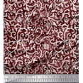 thumbnail image 1 of Soimoi Viscose Chiffon Fabric Leaves,Bird & Rose Flower Decor Fabric Printed Yard 42 Inch Wide, 1 of 1