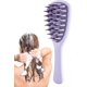 thumbnail image 5 of Masajeador de cuero cabelludo con mango largo para limpieza profunda y crecimiento del cabello. Cepillo de ducha morado., 5 of 5